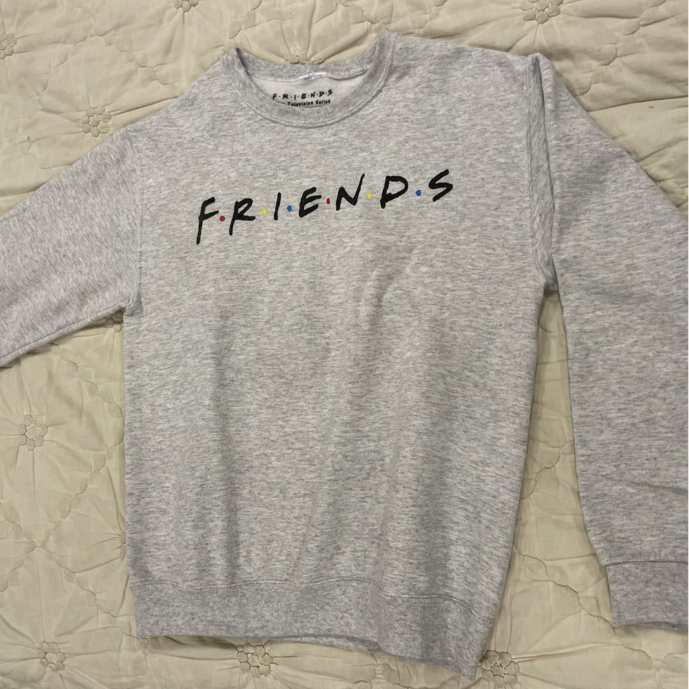friends tv show sweatshirt crew neck
